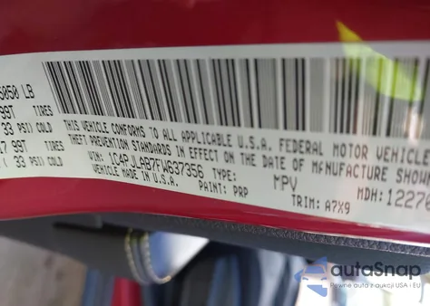 2015 Jeep Cherokee Sport из США, поврежденный, VIN 1C4PJLAB7FW637356